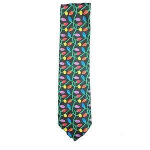 Colorful Holiday Light Strand Tie